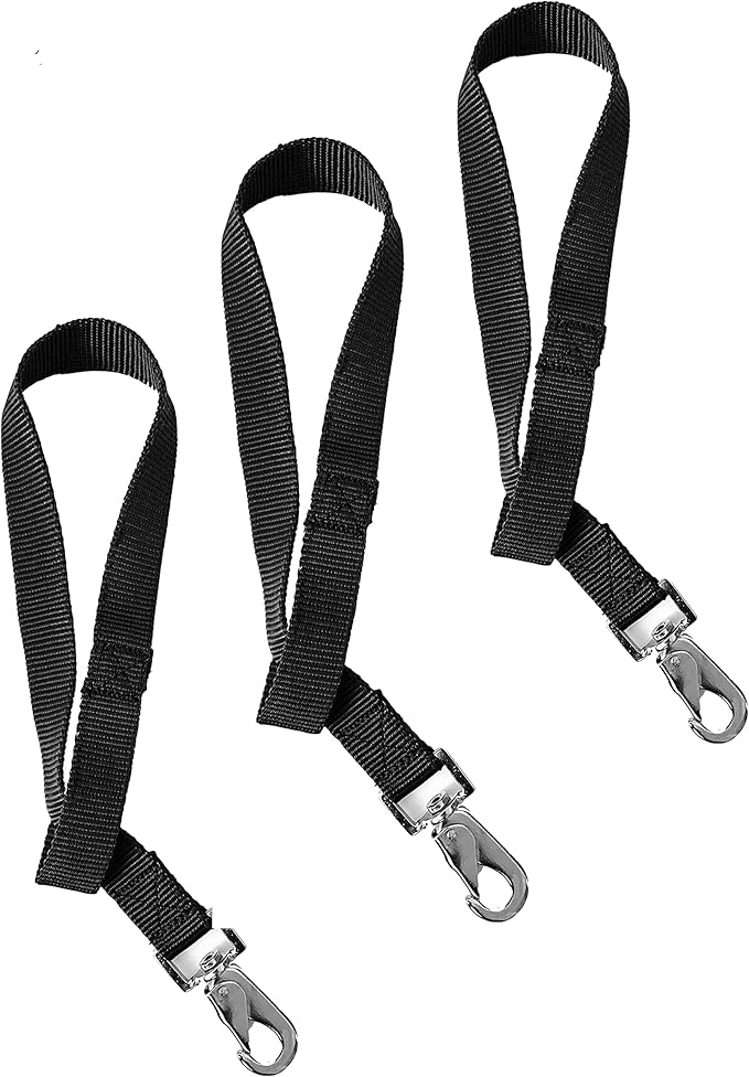 Majestic Ally Pack of 3 Horse Bucket Strap Hangers – Practical and Easy Design for Indoor or Outdoor Use -Set of 3,-1"x22"