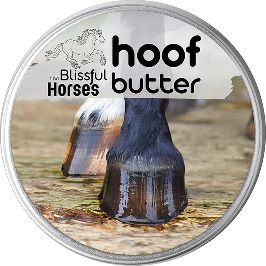 The Blissful Horses Hoof Butter All Natural Support for Your Horse's Hooves, 4-Ounce