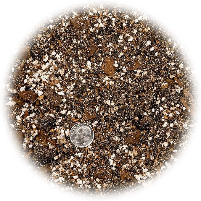 Premium Aroid Potting Mix - Soil Free Blend for Aroids - Growing Medium for House Plants by Gardenera - (1 Quart Bag)