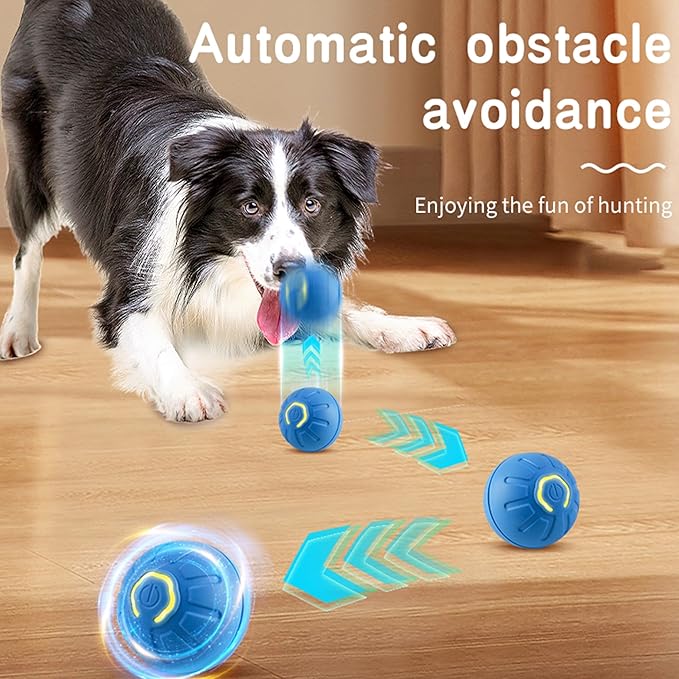 Interactive Cat Toys for Indoor Cats Automatic Moving Rolling Ball cat Toy Balls Moving cat Toys for Indoor Cats and Dog Balls (Gear Wheel)