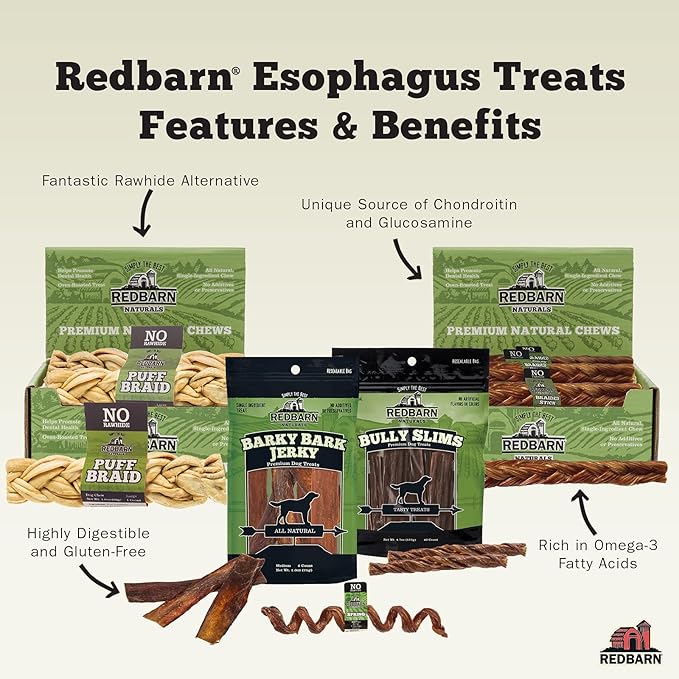 Redbarn Pet Products Barky Bark 100% Beef Jerky Medium, Pack of 100