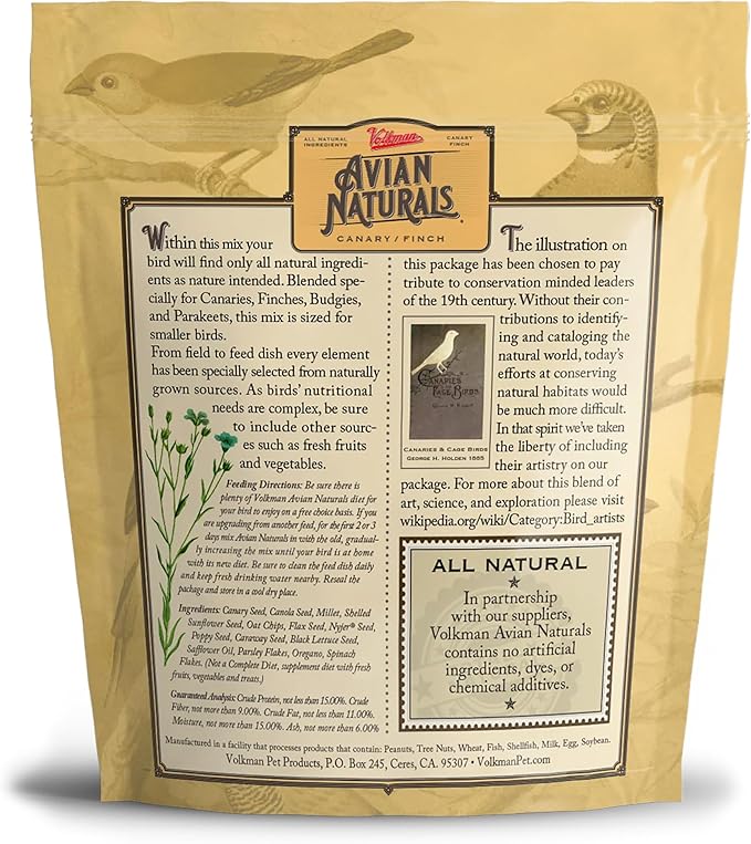 Volkman Avian Naturals Canary Finch 4lb