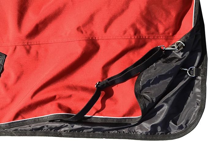 T TEKE Ultimate Turnout Blanket for Horses, 1050D Ballistic Nylon Outer, 220g Medium Weight filling