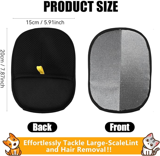 BEEKAW2026 New Pet Hair Removal Glove for Cats and Dogs - Electrostatic Pet Hair Remover Glove | Reusable Brush Pet Hair Remover for Couch, Carpet, Car Seat & Laundry