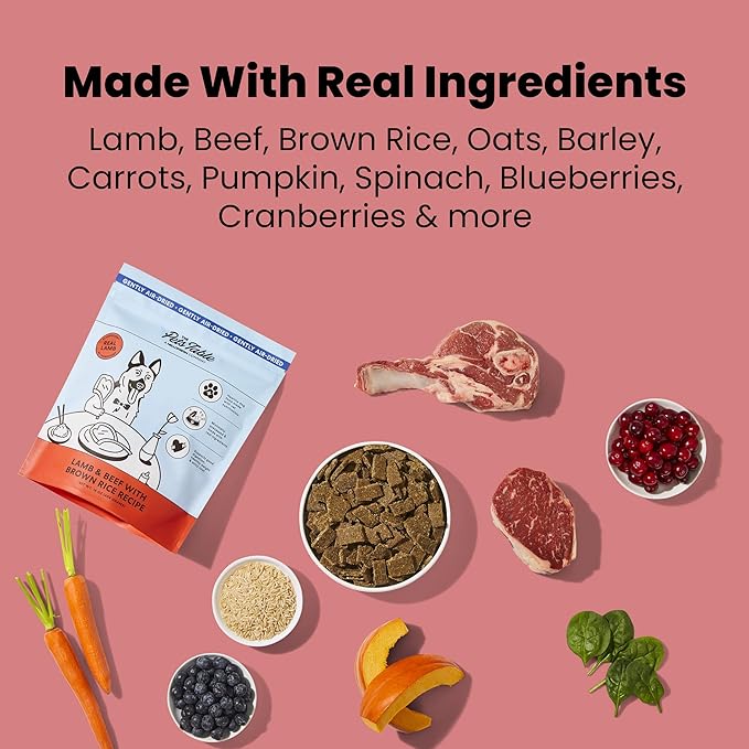 The Pets Table Grain Inclusive Air Dried Dog Food 2 Pack - Chicken & Sweet Potato + Lamb & Beef, 16 Ounce (Pack of 2)