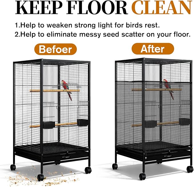 1 Pc Large Bird Cage Seed Cather