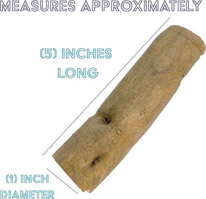 by M&M 5496 Natural Sola Skin Log Pk2 - Handmade Natural Sola Wood Bird Foot Toys, Lightweight, Easy for Beaks and Feet to Shred, Delightful of Pet Birds