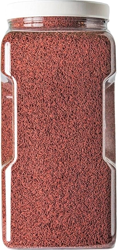 Aquatic Foods Inc. Worm Like Intense Color Enhancing Sinking Micro Sticks for Discus, Cichlids, Koi and Pond Fish, All Tropical Fish…1-lb & 8oz Med Jar