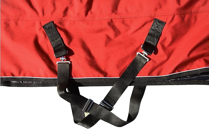 T TEKE Ultimate Turnout Blanket for Horses, 1050D Ballistic Nylon Outer, 300g Heavy Weight Filling