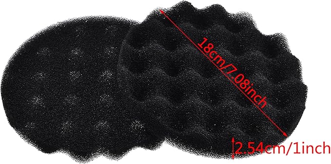 Aquarium Filter Pads Compatible with FX4 / FX5 / FX6 Canister Filter Media Replacement Parts (Sponge, 4 Pcs)