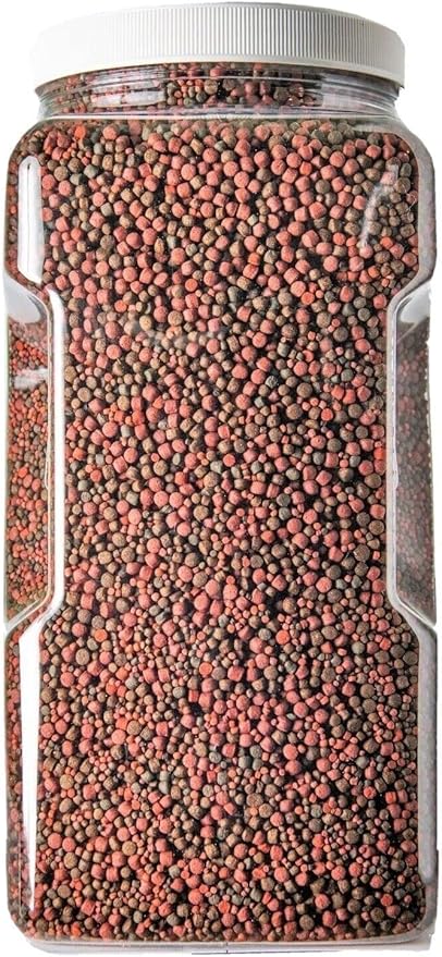 Aquatic Foods Inc. 12-Type Floating & Sinking Blackworm & Intense Coloring 1mm, 2mm, 3mm Pellets for Discus, Cichlids, All Tropicals, Koi and Pond Fish...2-lb Med Jar