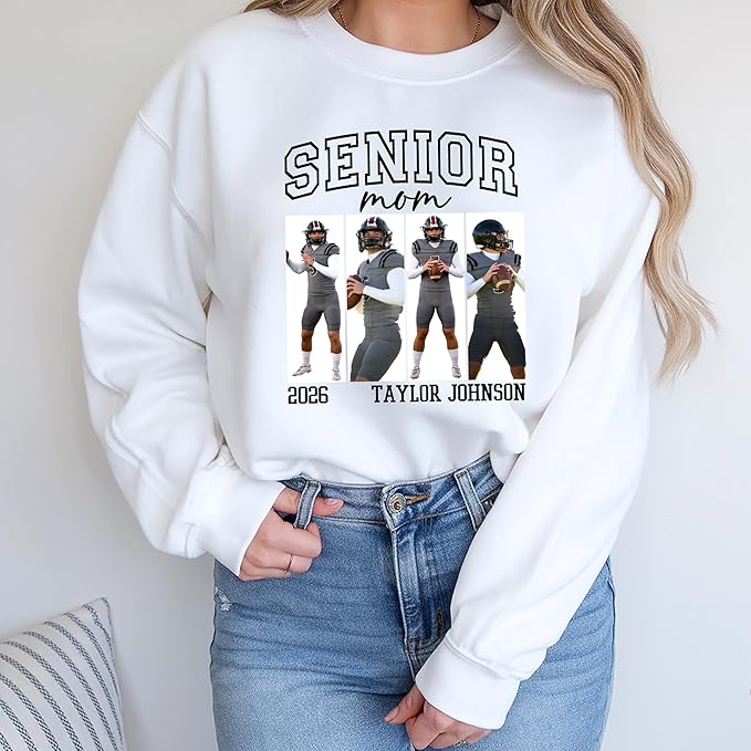 Nazenti Custom Photo Shirt, Personalized Tshirt for Mom, Dad, Grandma, Pet Lovers Gifts, Mama Gift for Women, Christmas Shirt
