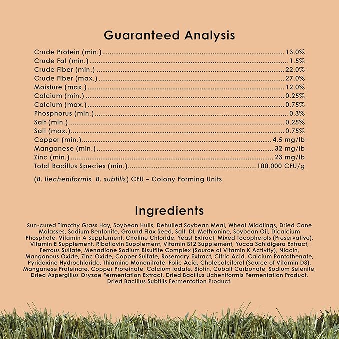 Kaytee Timothy Complete Rabbit Food Timothy Hay 25 Pounds