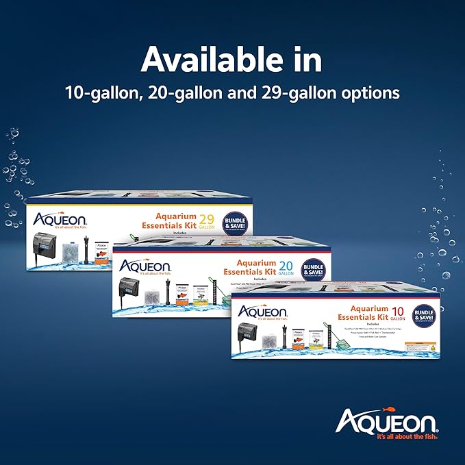 Aqueon Fish Tank Aquarium Essentials Starter Kit for 29 Gallon Tanks