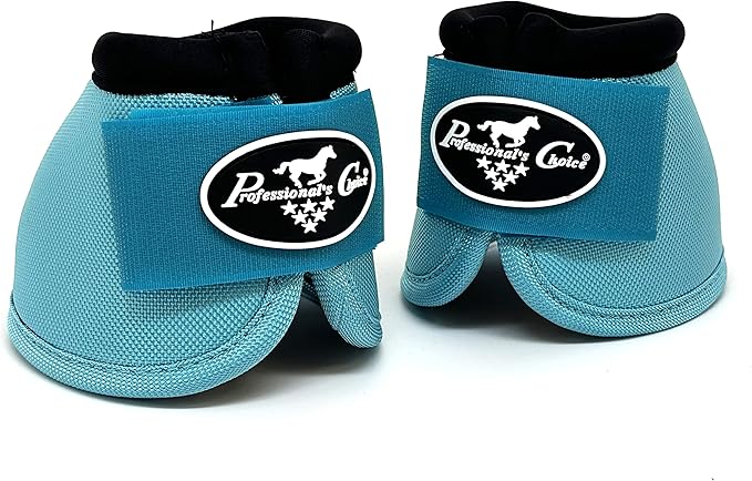 Professional's Choice Ballistic Overreach Bell Boots for Horses | Superb Protection, Durability & Comfort | Quick Wrap Hook & Loop