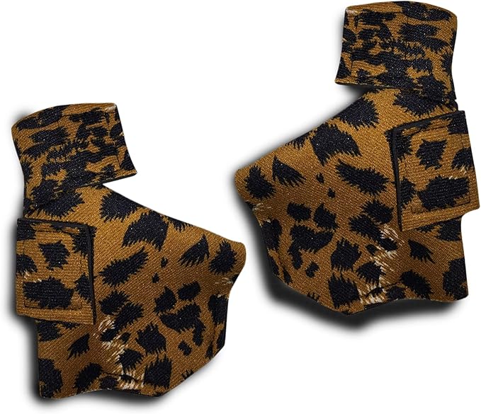 Duck Shoes for Injured Feet – Protective Neoprene Footwear for Ducks, Protective Shoes for Birds with Injured feet, Bumblefoot Relief - Large, 4.5” Max. Inside Width - Leopard