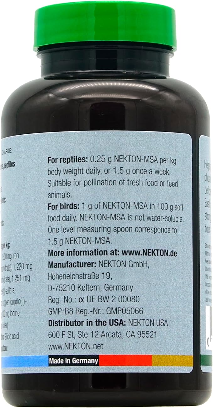 Nekton-MSA High-Grade Mineral Supplement for Pets, 180gm