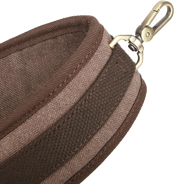 WAYNE'S DOG Canvas Bird Game Carrier, Waterfowl Dove Small Animal Game Carrier Hanger Tote Shooting Accessories (Coffee)
