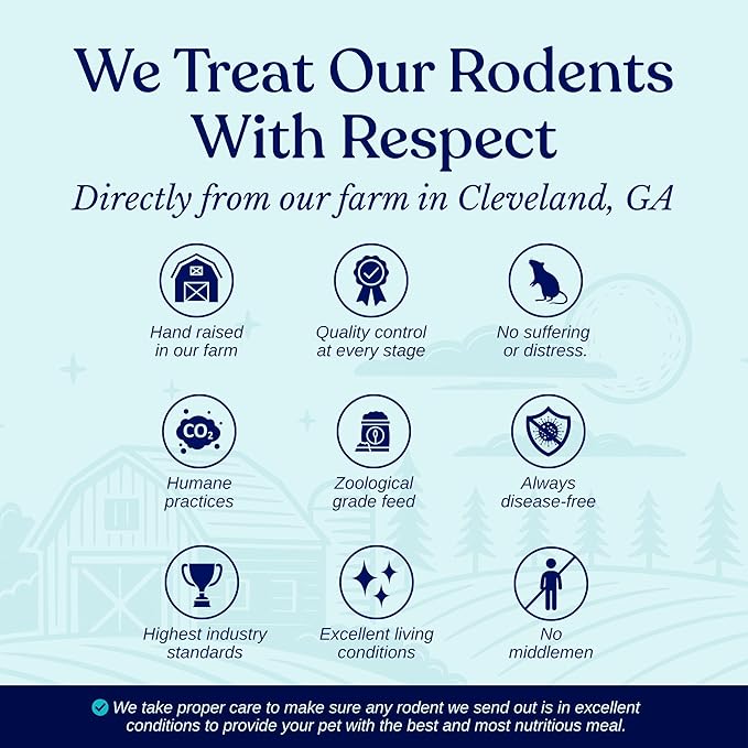 MiceDirect Frozen Pinkie Rat Food for Corn, Rat, King Snakes & Other repitles. (75 Count)