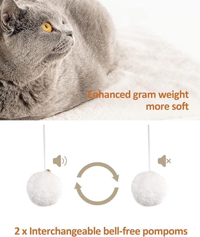FourFurPets 43.8in 3-Tier Modern Cat Tree Tower Condo, Cat Scratch Posts for Indoor Cats, Big Plate, Two 19.7in Full Sisal Scratching Posts, Rustic Brown