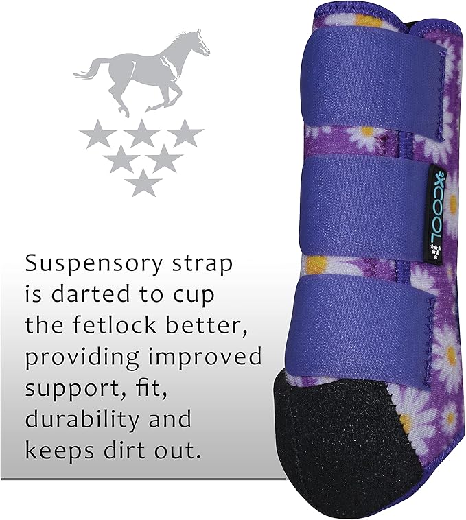 Professional's Choice 2XCOOL Sports Medicine Horse Boots | Protective & Breathable Design for Ultimate Comfort, Durability & Cooling in Active Horses | 2 Pack
