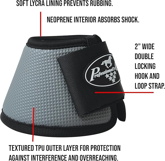 Professional's Choice All-Purpose Bell Boots for Horses | Sold in Pairs