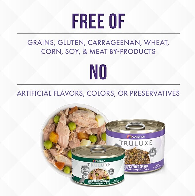 Weruva TruLuxe Cat Food, Glam 'N Punk with Lamb & Duck in Gelée, 6oz Can (Pack of 24)