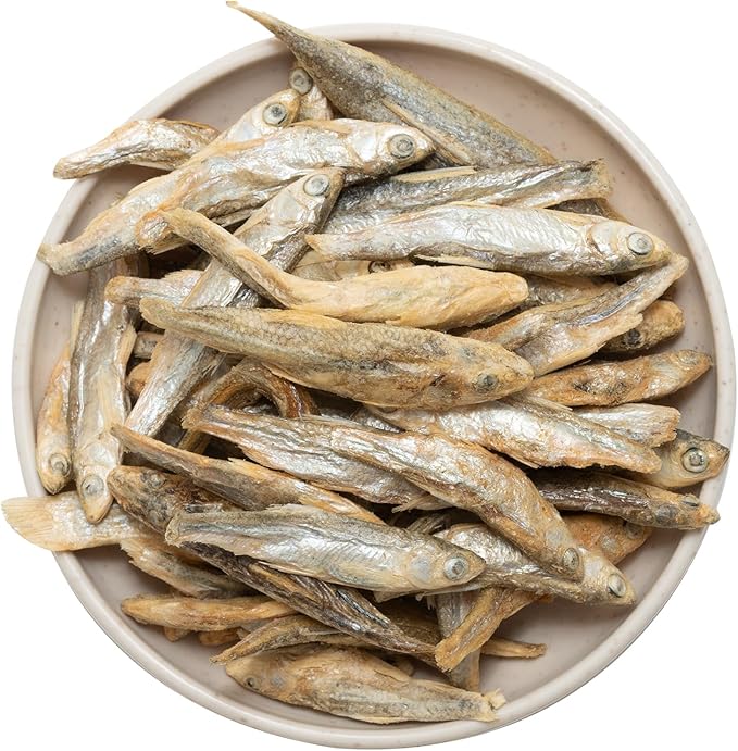 Minnows 4 oz Freeze Dried Minnows, 100% Natural Cat & Dog Treat