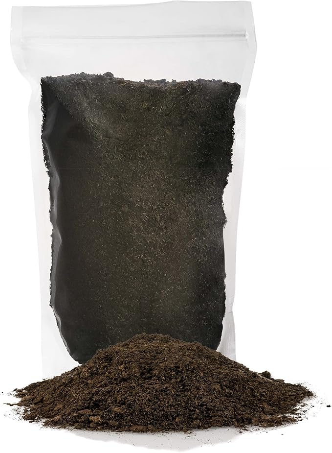 Premium Natural Sphagnum Peat Moss - Gardening Soil Amendment and Carnivorous Plant Soil Media by Gardenera (5 Quart Bag)