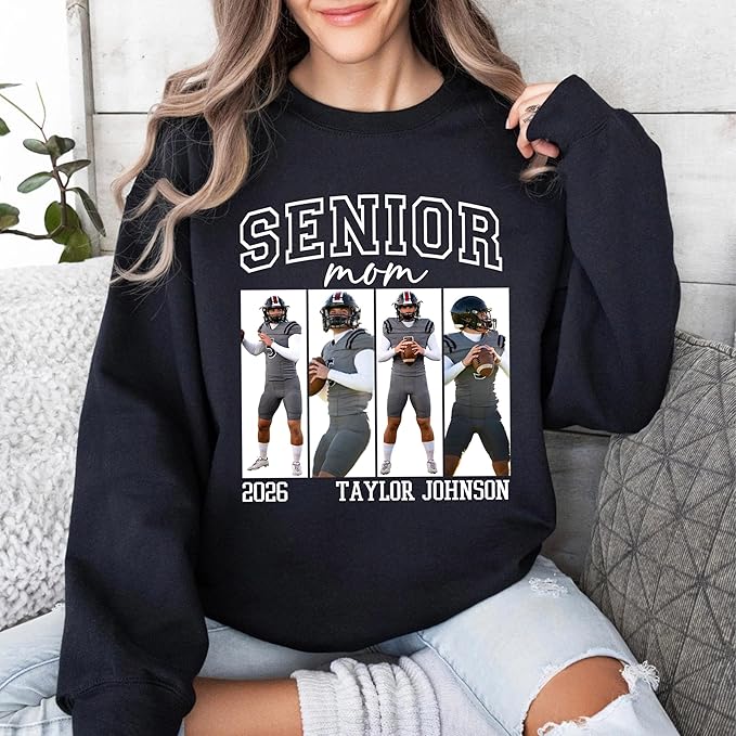 Nazenti Custom Photo Shirt, Personalized Tshirt for Mom, Dad, Grandma, Pet Lovers Gifts, Mama Gift for Women, Christmas Shirt