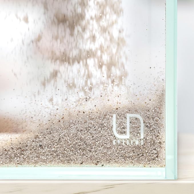 UNS Controsand - Bora, 8L - Natural Freshwater 0.4-0.9mm Natural White Sand for Aquascaping Planted Tanks - Aquarium, Terrarium, Paludarium Substrate for Betta, Shrimp, Fish, Jumping Spider, Turtle