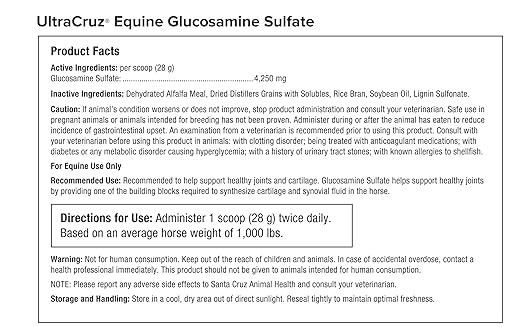 UltraCruz® Equine Glucosamine Sulfate, 10 lb