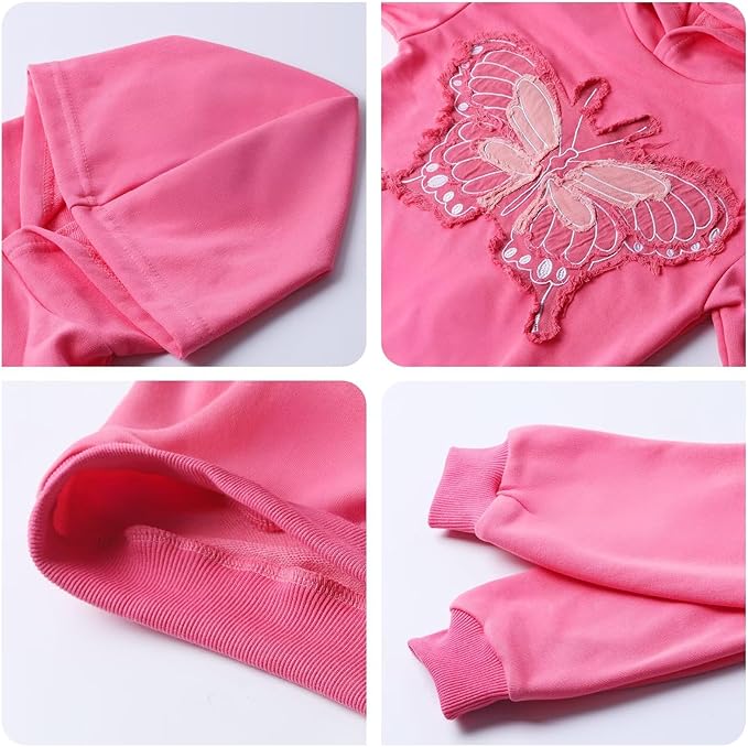 WELAKEN Sweatshirts for Girls Toddler & Kids II Little Girl's Pullover Tops Sweaters & Hoodies