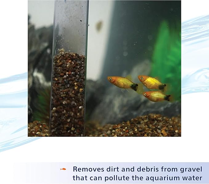 Aqueon Aquarium Siphon Vacuum Gravel Cleaner Medium - 9 Inches (Pack of 12)