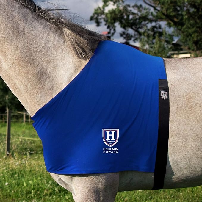 Harrison Howard Stretch Vest Anti Rub Bib Wither Shoulder Guard Horse Chest Saver Protector Blue M