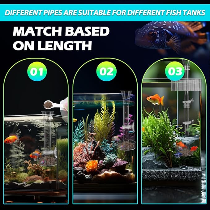 2PC 7 Holes Upgraded Aquarium Plant Holder, Aquatic Plants Cup for Tank, Fish Tank Plant Holder with Long Hook, Aquarium Feeder for Aquascape Decorations on Top of Tank (2Sets)