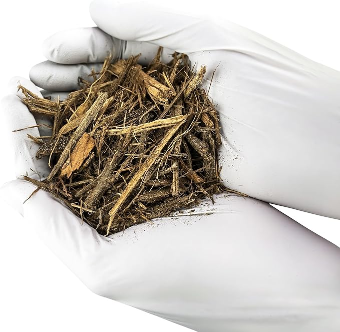 GARDENERA Natural Mulch Cover - Improve Soil Health and Moisture Retention for Thriving Plants - 3 QUARTS