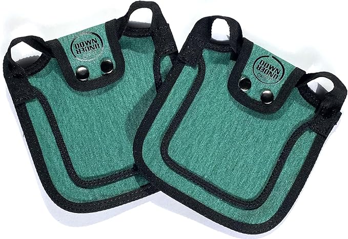 DOWN UNDER OUTDOORS 2 Pack Small Chicken Saddles for Bantams and Young Birds, Includes Shoulder Covers (Teal)