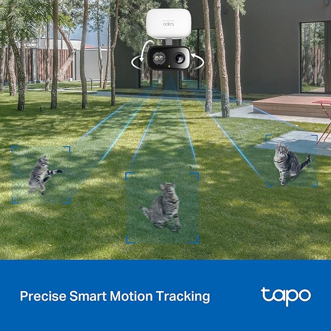 Tapo 2K 3MP Pan/Tilt Indoor/Outdoor Security Camera - Free Person/Baby Cry Detect & Motion Track, 360° Pan, Color Night Vision, SD/Cloud Storage, Works w/Alexa & Google Home, HybridCam 360 (2-Pack)