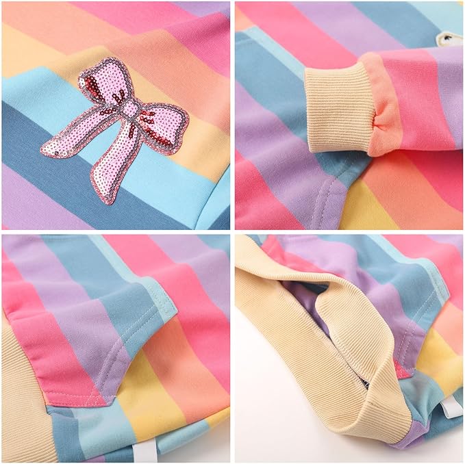 WELAKEN Sweatshirts for Girls Toddler & Kids II Little Girl's Pullover Tops Sweaters & Hoodies