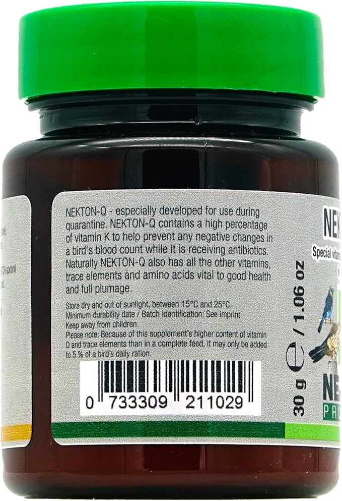 Nekton Q Vitamin K plus other Vitamins for Birds, 30gm
