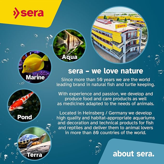 Sera Discus Granules Nature 10l (4,2kg/147,1 oz) | Main Feed for All Discus & Ornamental Fish | Rich in Aquatic Proteins & Minerals | No Dyes or Preservatives | Boosts Growth, Health & Fertility