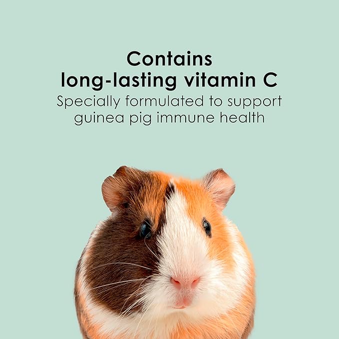 Kaytee Timothy Complete Guinea Pig Food, Made with Timothy Hay, High in Fiber, Supports Dental Health and Digestion, Long-lasting Vitamin C, 5 pounds