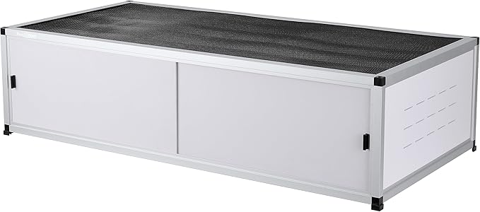 Versatile PVC Reptile Cabinet with Acrylic/PVC Door Options - Large Reptile Terrarium 48 * 24 * 12 inch Ideal for Snake Cage or Multi-Functional Enclosure (12-Inches Height)