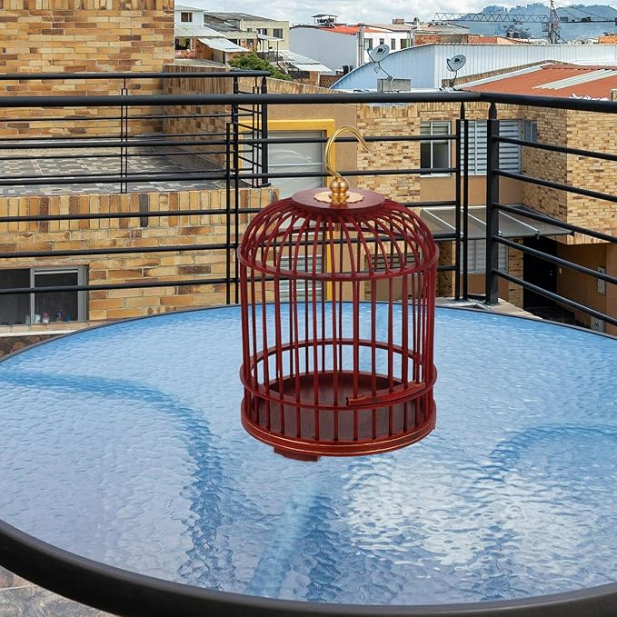 GANAZONO Pet Cage Outdoor Decorative Wooden Hamster Cage, Large Capacity, Lockable, Hanging, Safe and Secure