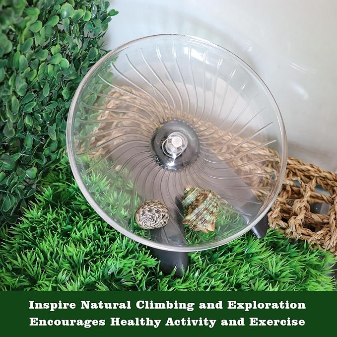 Hermit Crab Toys, Hamster Wheel, Hermit Crabs Accessories, Hermit Crab Climbing Toys, Hermit Crabs Supplies, Running Wheel Tank Accessories