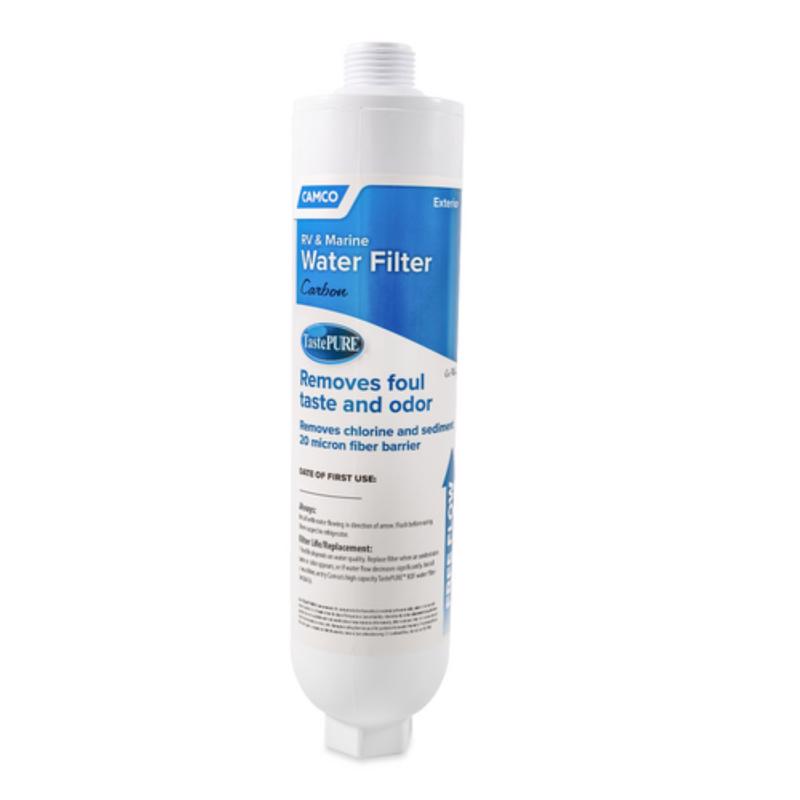 Camco TastePURE RV and Marine Water Filter 40645 1 pk