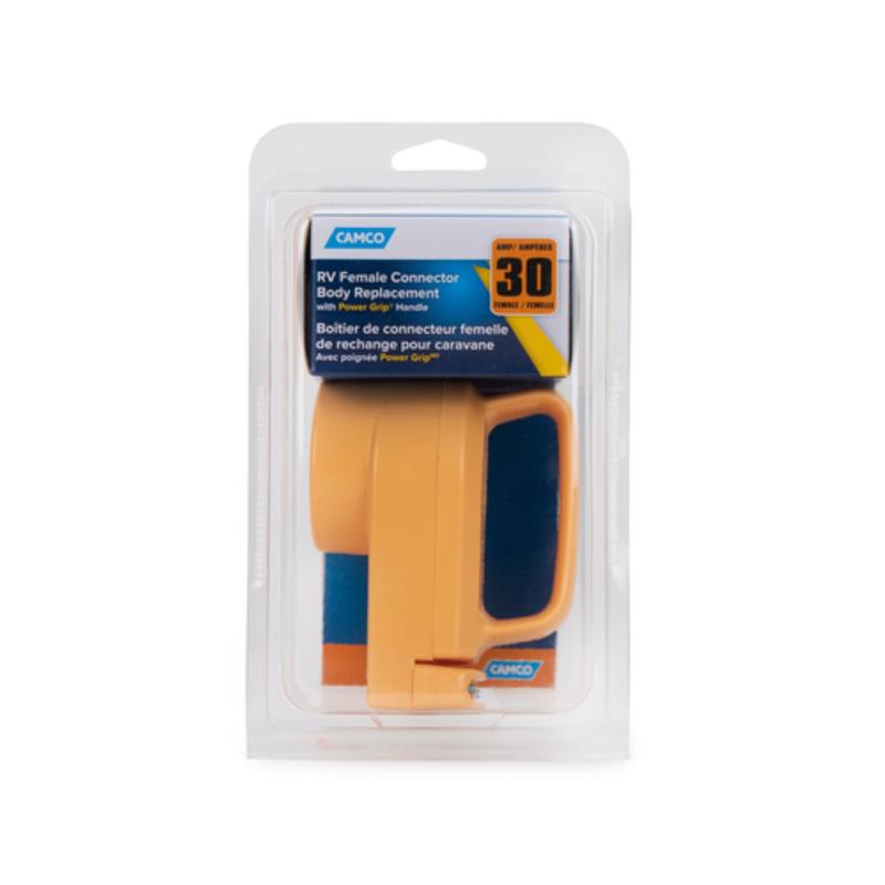 Camco 3 in. 30 amps Female Replacement Receptacle 55343 1 pk, Pack of 2