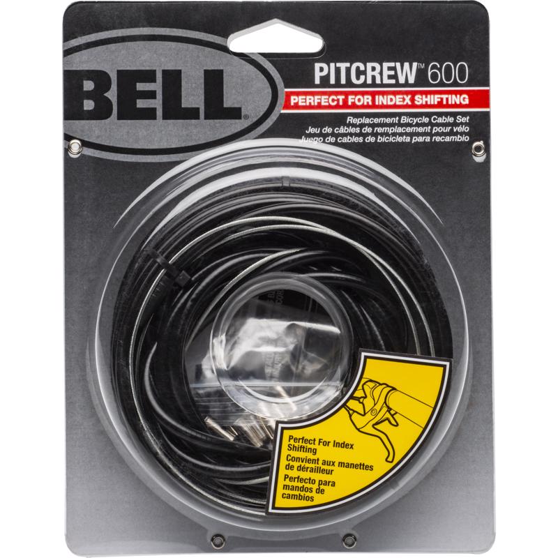 Bell Sports Pitcrew 600 Steel Bike Cable Repair Set Black 7122151, Pack of 2