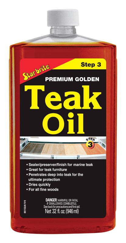 Star brite Teak Oil Liquid 32 oz 85132